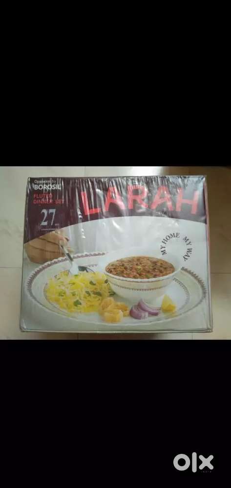 BOROSIL - Fluted Dinner Set