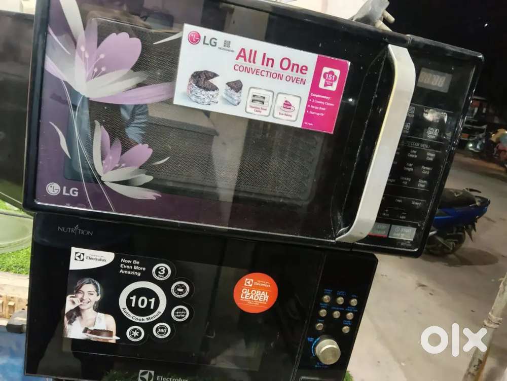 LG microwave running condition.