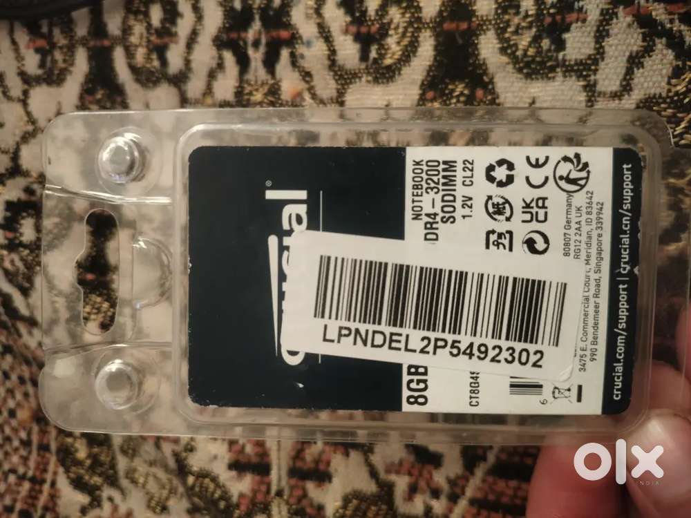 Crucial 8GB DDR4 RAM