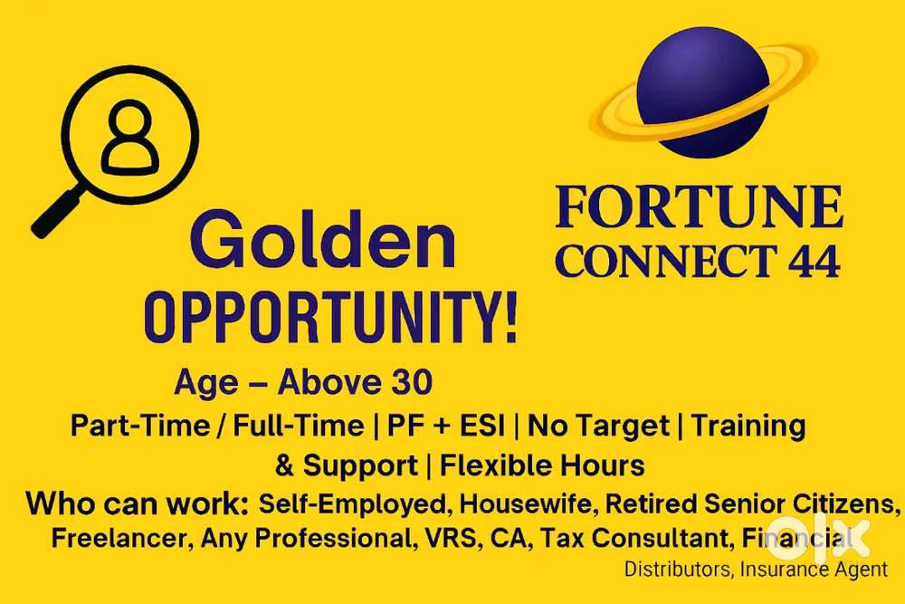 PART-TIME / FULL-TIME JOB – Agency Partner-Grow Professionally-Age 30+