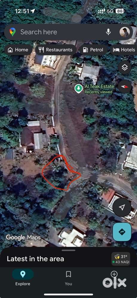 5 cent land for sale