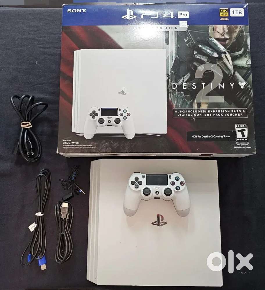 Destiny 2 Limited Edition PS4 Pro 1TB Console Bundle - Glacier