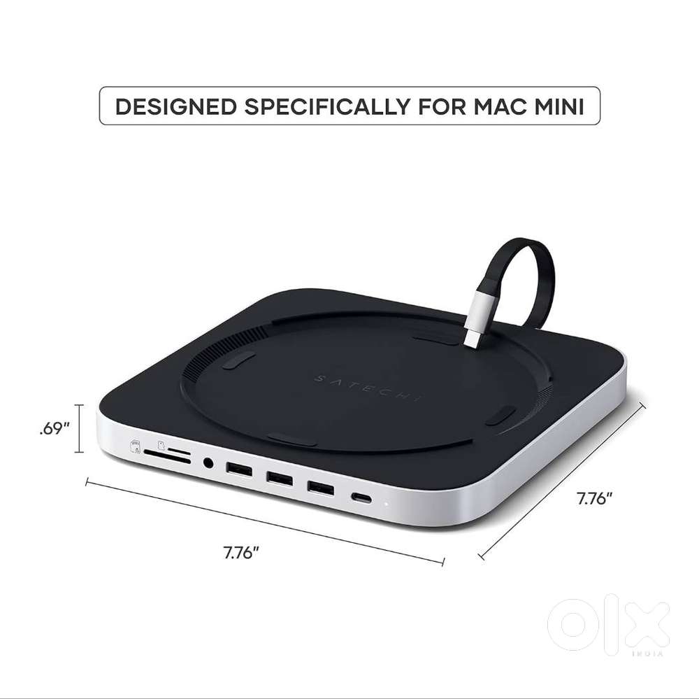 Satechi Stand & Hub with M.2 SSD Enclosure for Apple Mac Mini and Mac