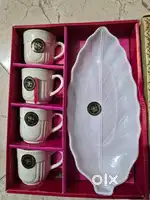 ReturnGift set 4 cups and 1 tray