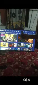 Brand new 48 inch O led tv smart Android ultra hd with sound bar Alexa