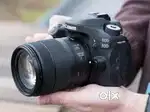 Rent on DSLR Camera Canon 80D with Lens 18-135