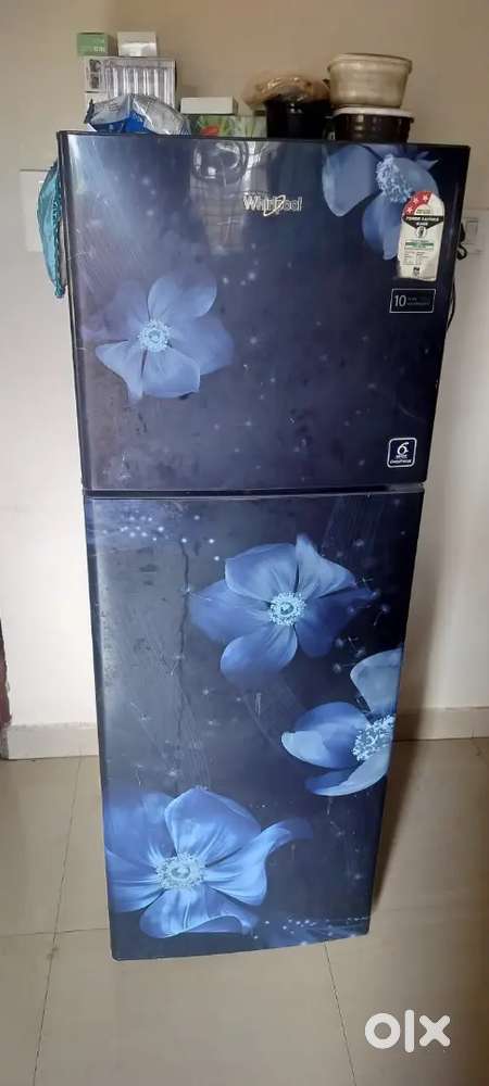 Whirlpool 265 l double door refrigerator excellent condition Rs 7500/-