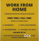 Work from home for students housewife & job parson