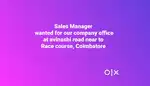 Sales Manager wanted