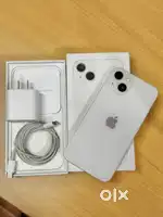 apple 13 128gb rom with adipter cable 100% bettry heath