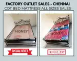 Steel Beds - Steel Cot Bed Mattresses Sales / Brand New