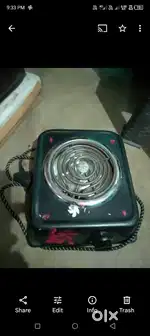 Induction chula black colour
