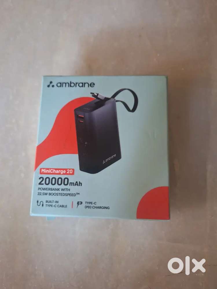 Power Bank Ambrane 20000 mAh 22.5W