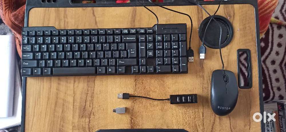 Bestor Keyboard + Mouse + USB Hub + Type-C OTG – Full Combo
