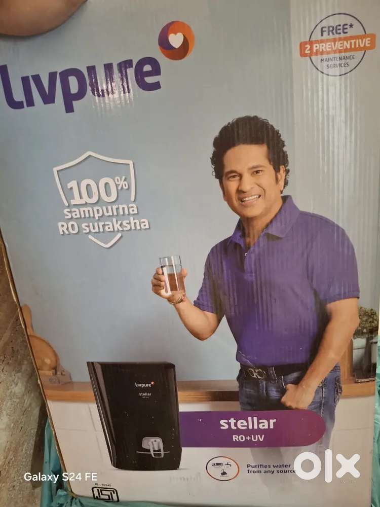 Livepure 7l uv+ro water purifier(Brand New)(seal pack)(with bill)