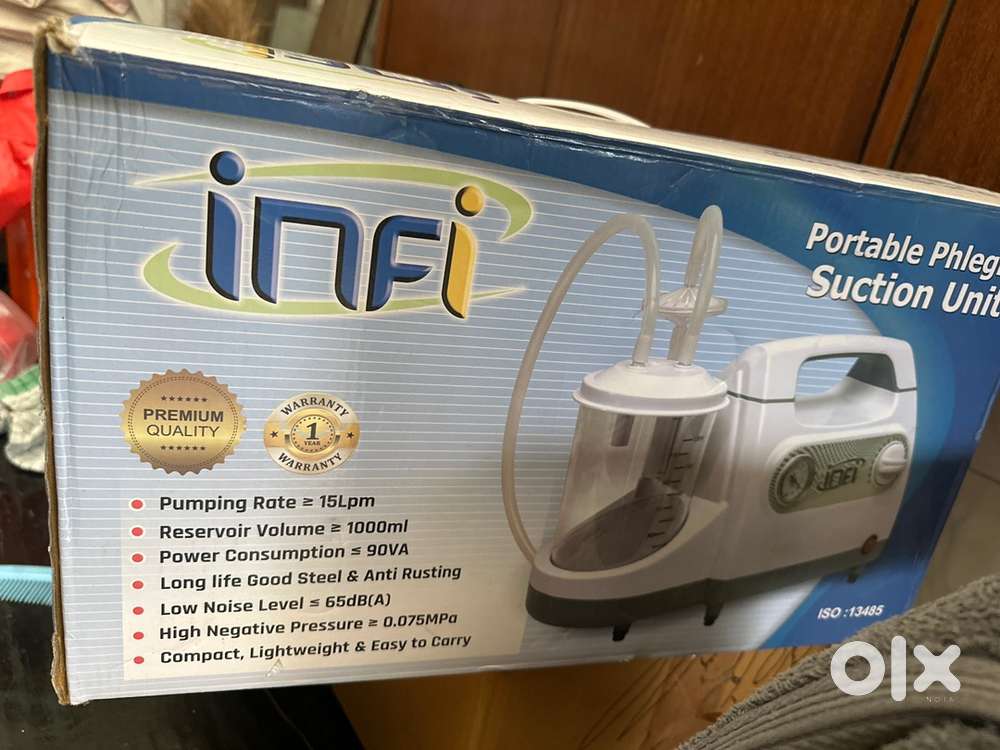 Portable phlegm suction unit