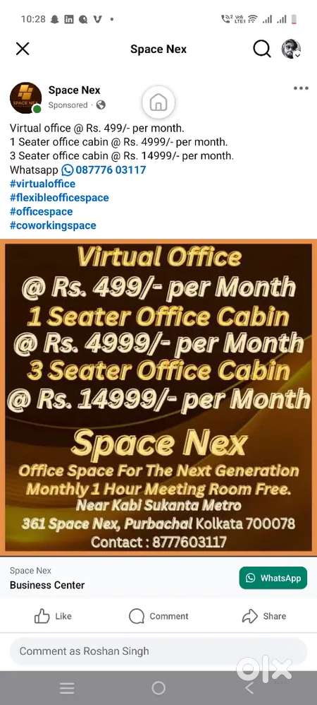 6000/ per seat including all amenities