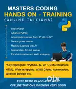 Online Computer/ Programming course - Python, Java, C, C++, HTML, CSS