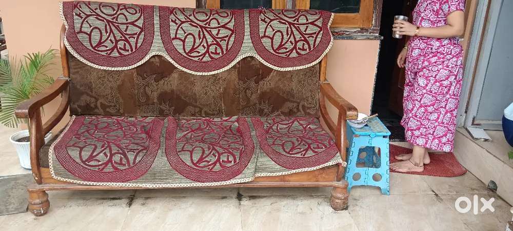 Wooden sofa