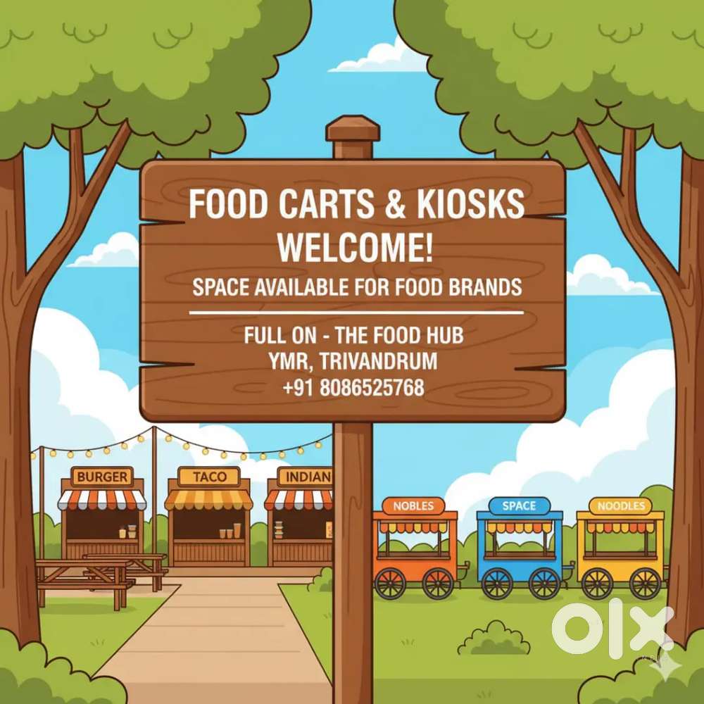 SPACE AVAILABLE FOR FOOD CARTS/KIOSKS  THIRUVANANTHAPURAM