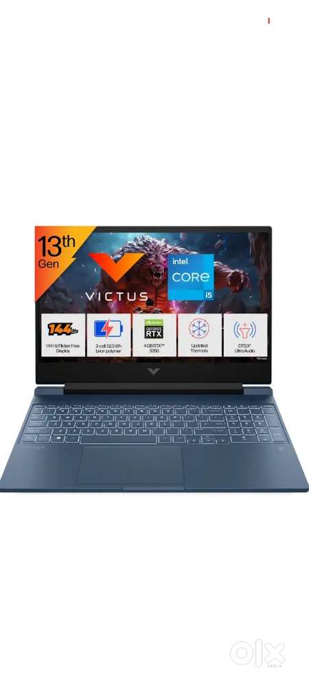 Hp victus i5 13 generation New laptop with warranty 1month old