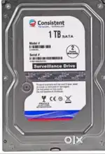 New Consistent 1 TB Hard Disk for DVR, NVR, Computer @ Just Rs 3,500..