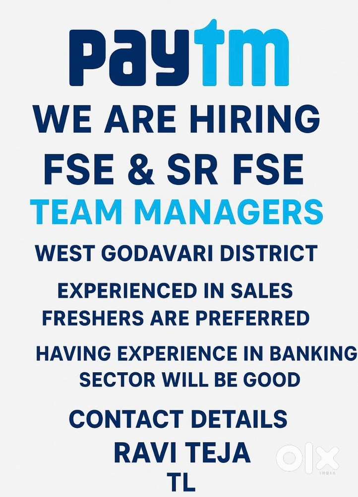 Paytm Hiring for FSE & SrFSE & Group leaders