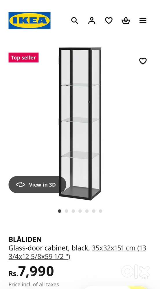 Display cabinets from Ikea