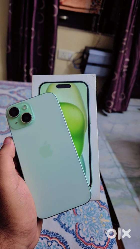 Iphone 15 green colour 128 gb