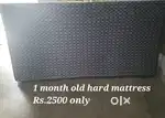 2 items-1 Big iron rack, 1five inch thick single mattress & TV cabinet