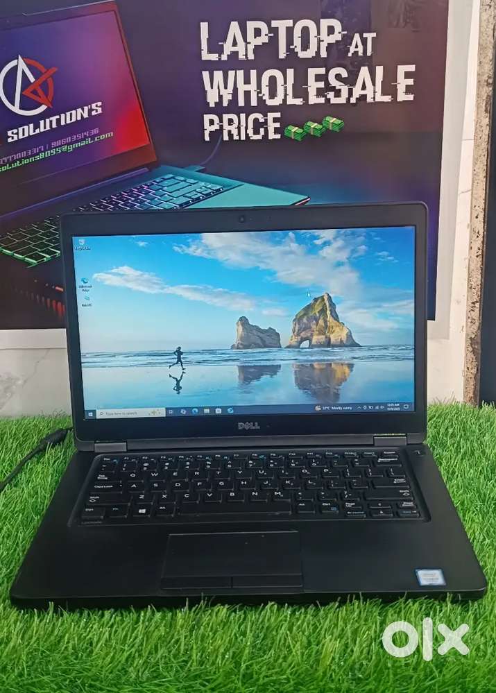 Dell laptop i5 7th gen 8gb ram 256 ssd @16999/-