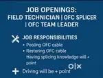 OFC technician at Anachal Idukki