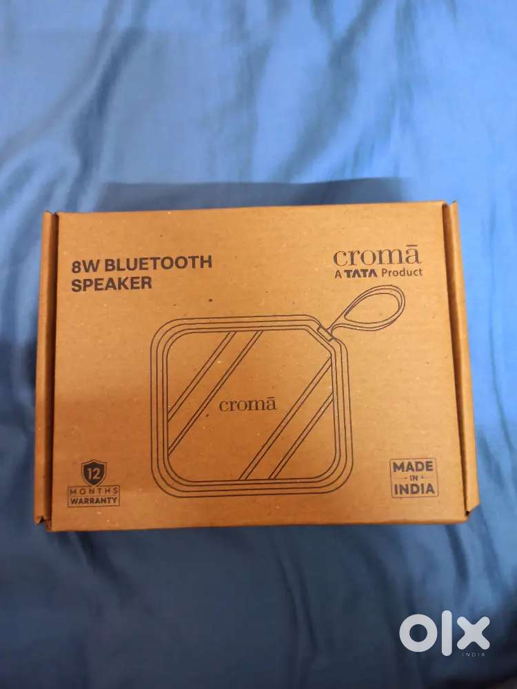 Croma 8W Portable Bluetooth Speaker Water Resistant, Rich Bass,