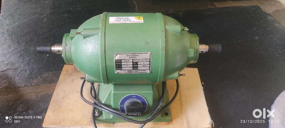 Bench buffing grinding 1hp motor