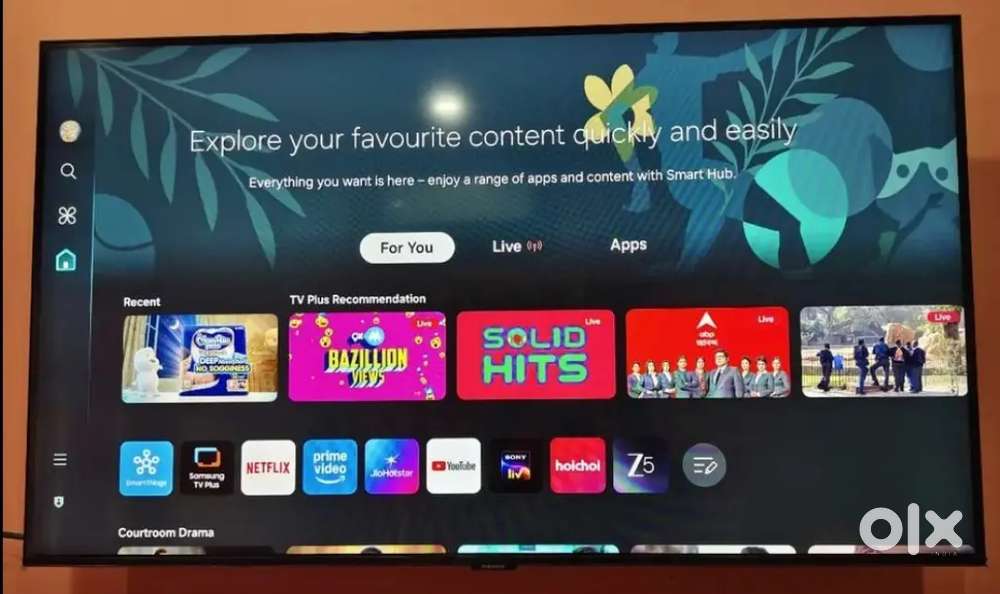 Samsung 43 inch smart LED 4K ultra HD TV