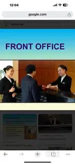 Front office reception JOB for morning and shift and morning shift