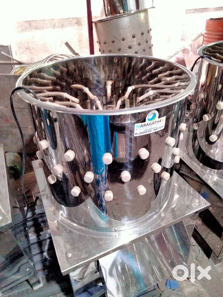 Chicken Feather Cleaning Machine, 5 Birds