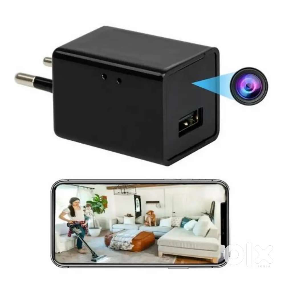 Spy Camera On Charger Adaptor at 4000/-