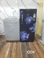 Smart inverter washing machine & whirlpool flower model refrigerator**