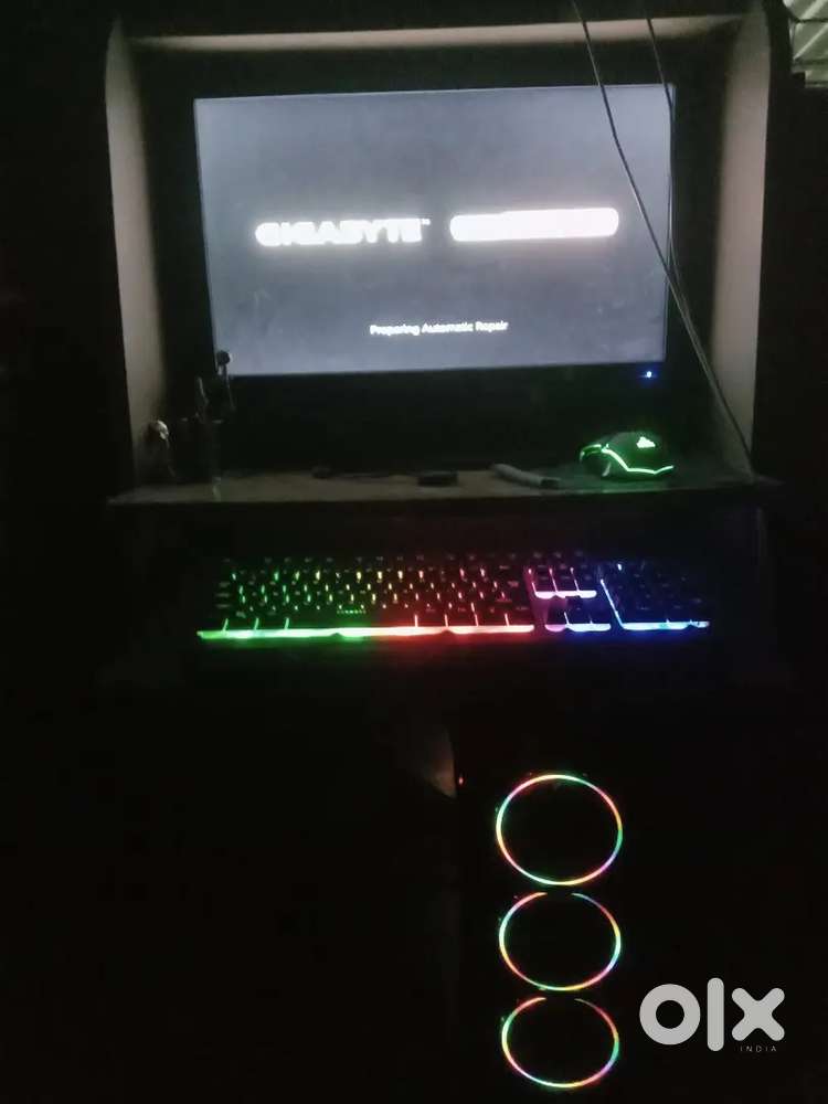 Gaming PC Setup  i5 10th Gen, GTX 1650 Super, RGB Cabinet + Monitor