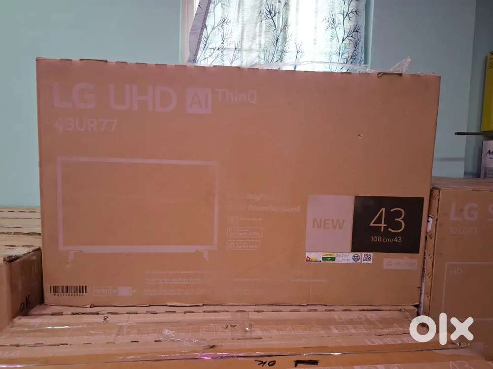 LG 43SMART ANDROID WEB OS 4K ORIGINAL TV WITH COMPANY WARRANTY
