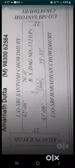 Vastu land sell at Barijhati, chanditala,Dankuni