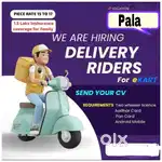 Delivery executive vacancy available Pala and Erattupetta