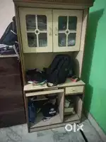 Computer table with joint almirah