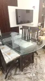 Dinning table Glass desk top