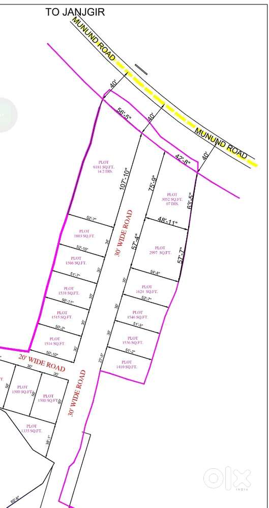 जांजगीर केंद्रीय विद्यालय के पास कम रेट में आवासीय प्लॉट उपलब्ध है