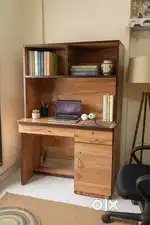 Wooden Study & Work Desk with Storage – Excellent Condition