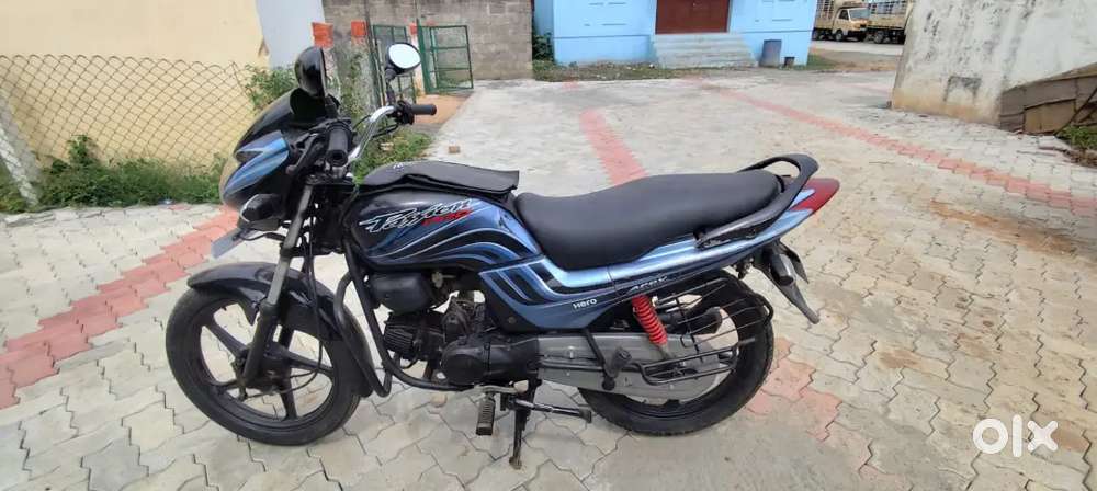 HERO PASSION PRO; MODEL 2015; SELF STARTER ALLOY WHEEL; BLUE COLOUR  .