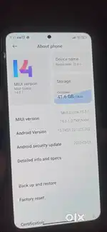 Redmi note 10 pro 6/128 with bill charger