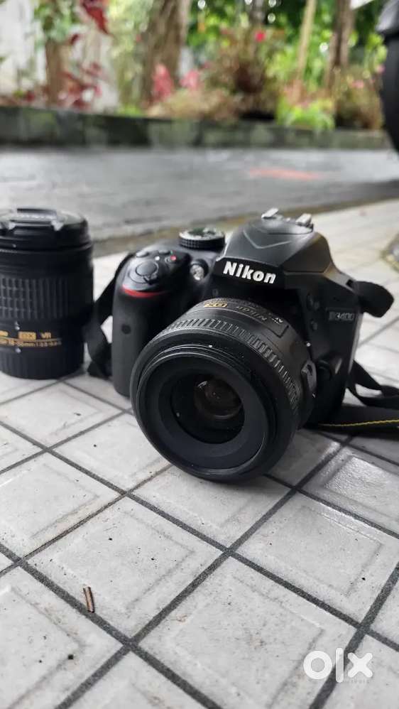 Nikon d3400 dslr camera with 2 lens